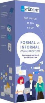 Купити Картки англійських слів English Student. Formal&Informal communication Колектив авторів