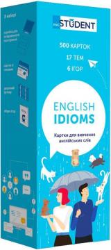 Купити Карточки английских слов English Student. English idioms. 500 карточек Колектив авторів