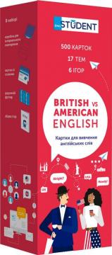 Купити Картки англійських слів English Student - British vs American English Колектив авторів