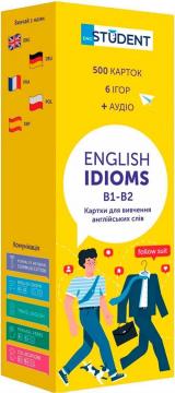 Купити Картки англійських слів English Student. English Idioms B1-B2. 500 карток Колектив авторів
