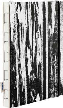 Купити Скетчбук «Штрихи гуаші вертикальні» чорно-білий Колектив авторів