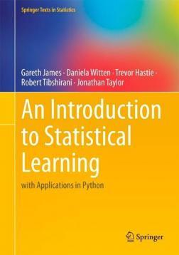 Купить Вступ до статистичного навчання з додатками мовою Python Гарет Джеймс, Даниела Уиттен, Тревор Хасти