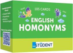 Купить Картки англійських слів English Student — English Homonyms. 105 карток Коллектив авторов