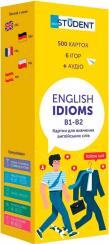Купить Картки англійських слів English Student. English Idioms B1-B2. 500 карток Коллектив авторов